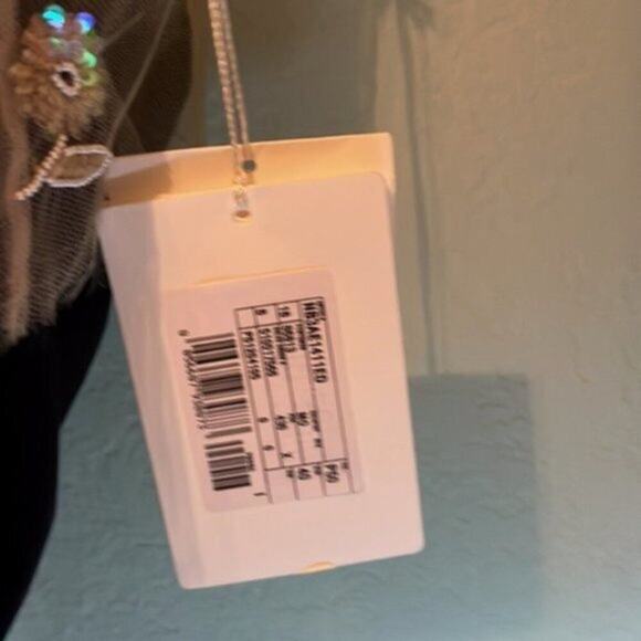 Valentino Ricamato Embellished Blouse champaign colored size 6 - Picture 5 of 9